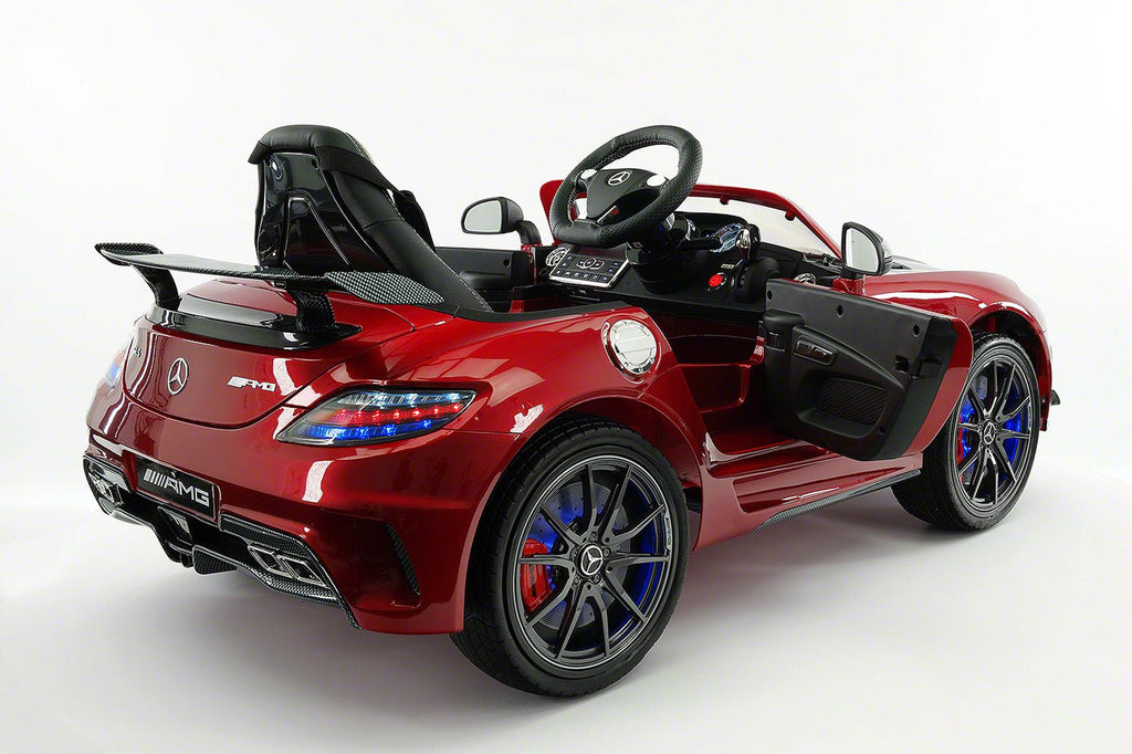 Mercedes SLS AMG Final Edition 12V Kids Ride-On Car with Parental Remote | Cherry Red