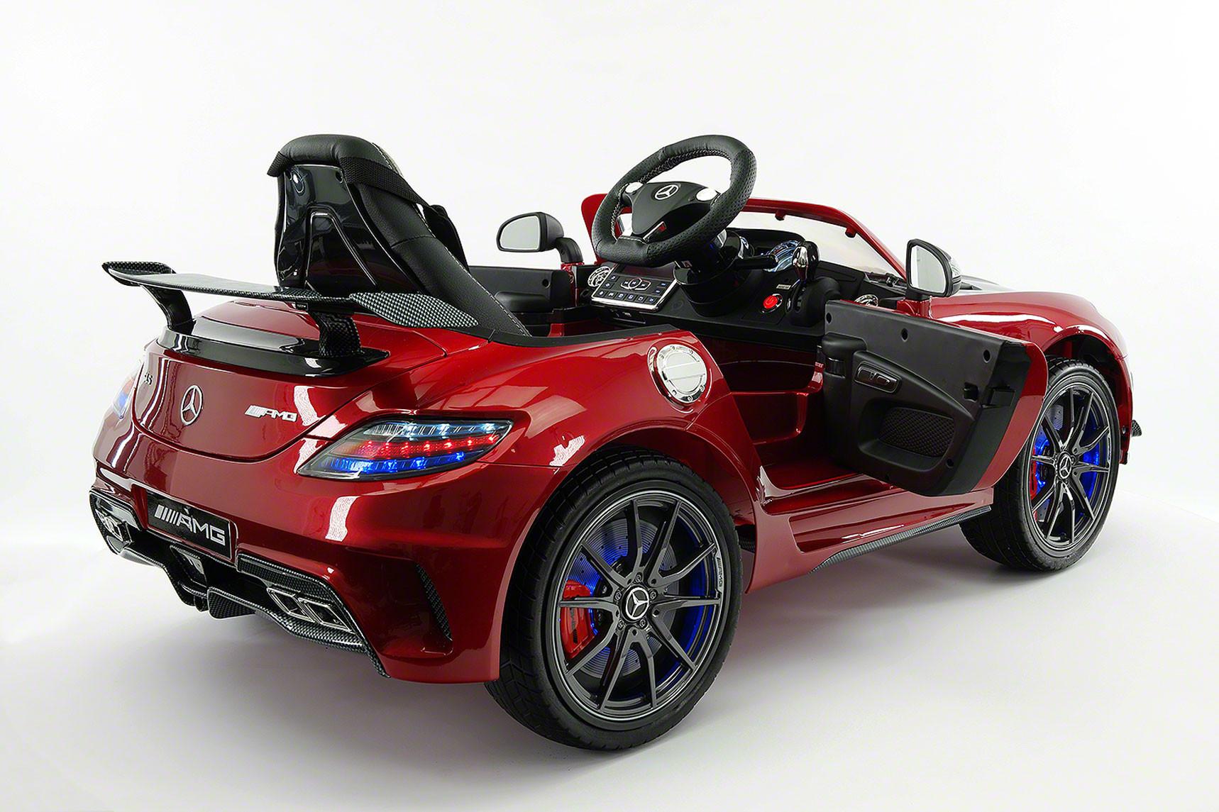 Mercedes SLS AMG Final Edition 12V Kids Ride-On Car with Parental Remote | Cherry Red