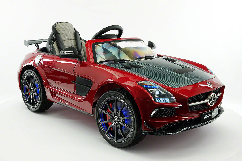 Mercedes SLS AMG Final Edition 12V Kids Ride-On Car with Parental Remote | Cherry Red