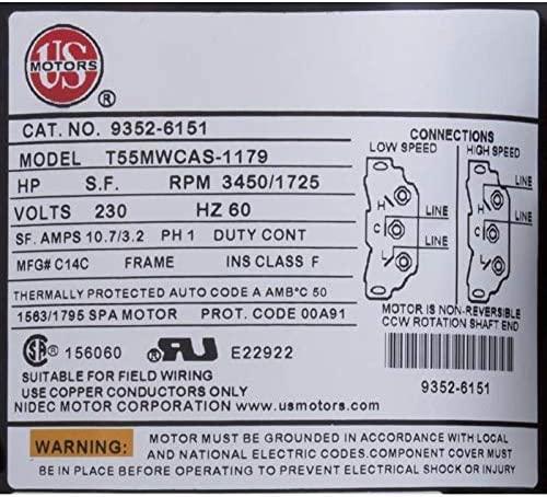 AquaFlo Flo- XP/XP2 Series Pump 2.5Hp 230V 2-Speed 06125000-1040