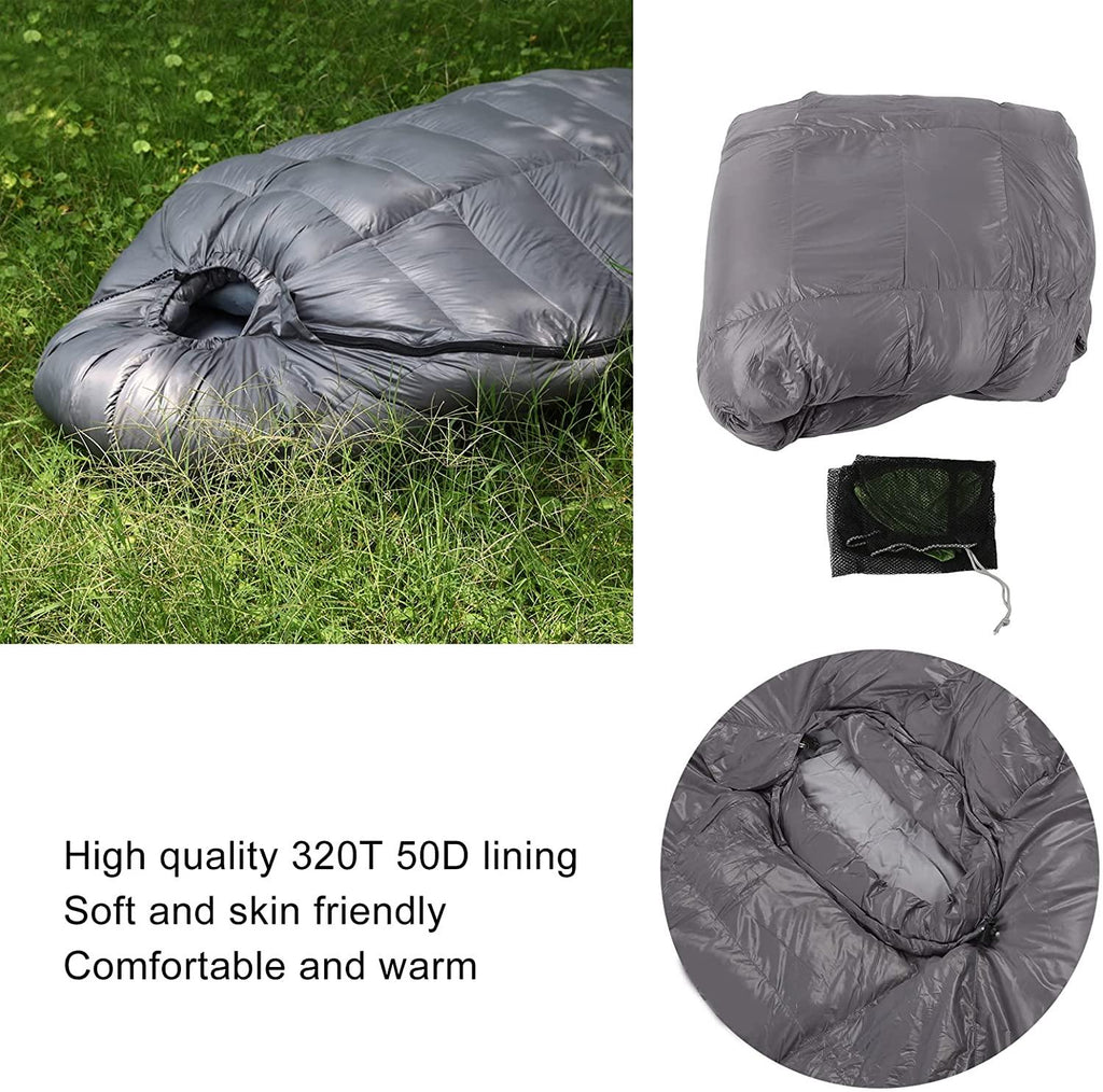 Qinyayoa Cold Weather Sleeping Pack, Warm Mummy Sleeping Bag for Hifor Camping