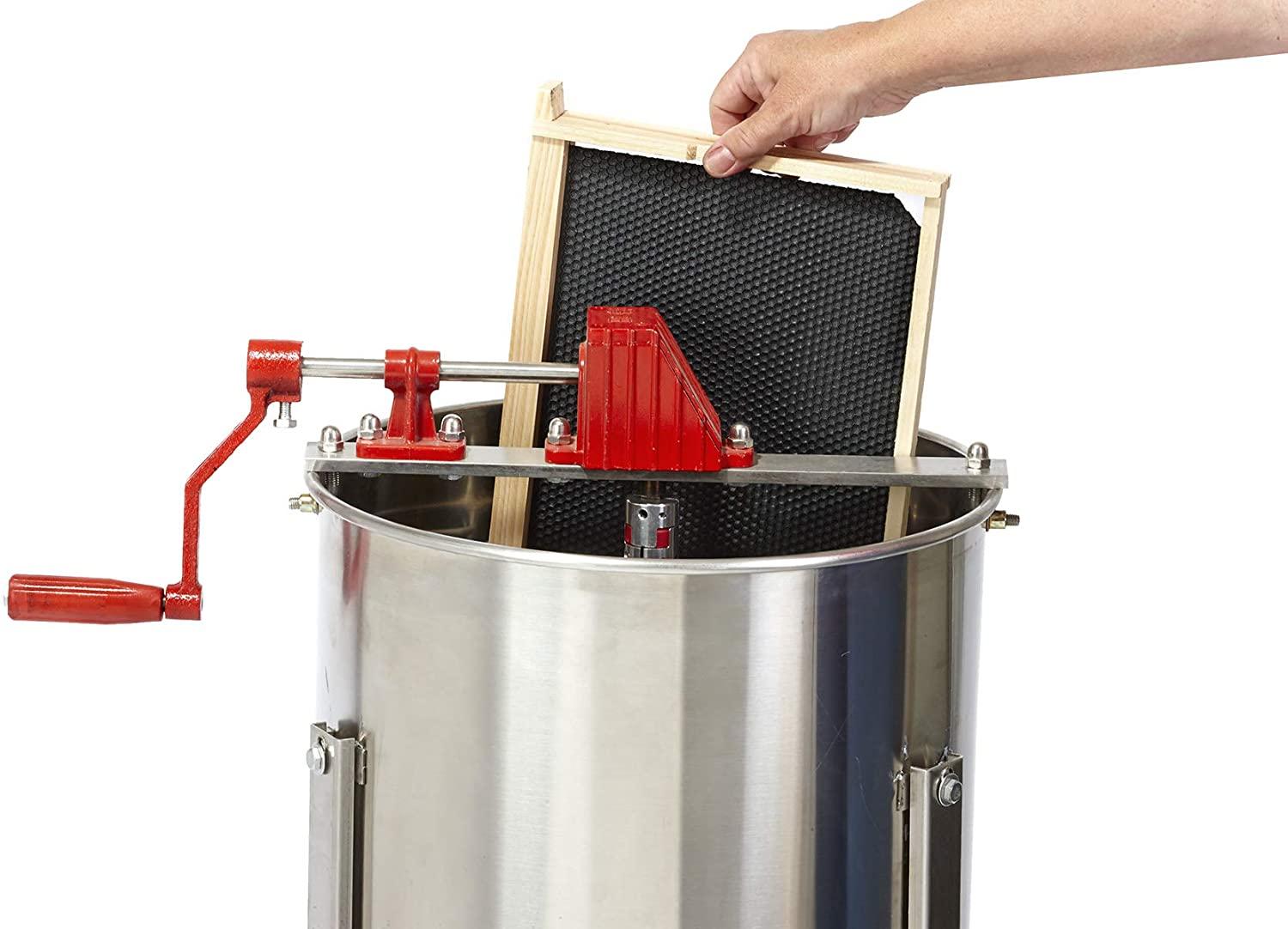 Little Giant  Steel 2-Frame Extractor Hand-Crank Honey Extractor for Beekeeping (Item No. EXT2SS)