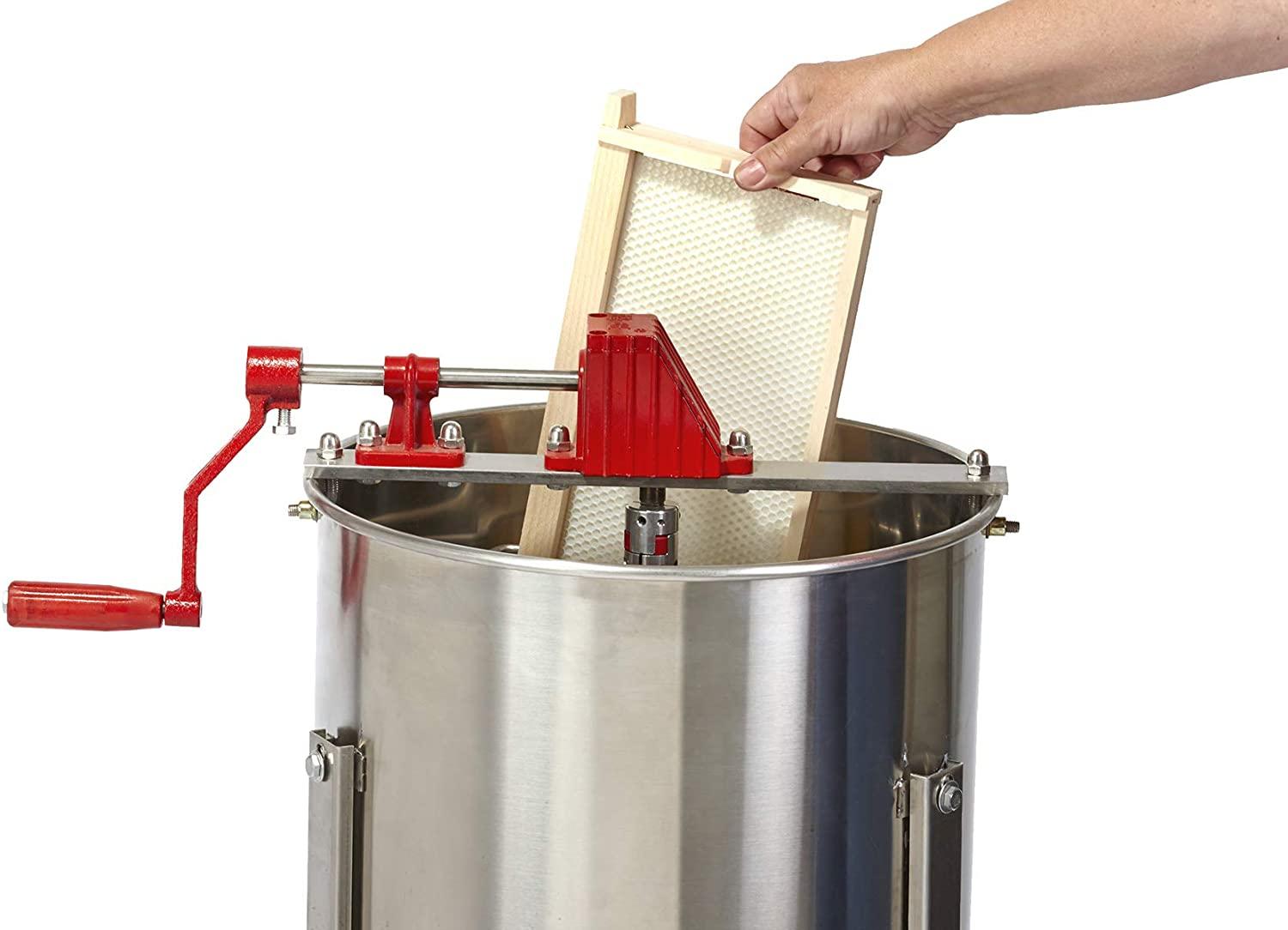 Little Giant  Steel 2-Frame Extractor Hand-Crank Honey Extractor for Beekeeping (Item No. EXT2SS)