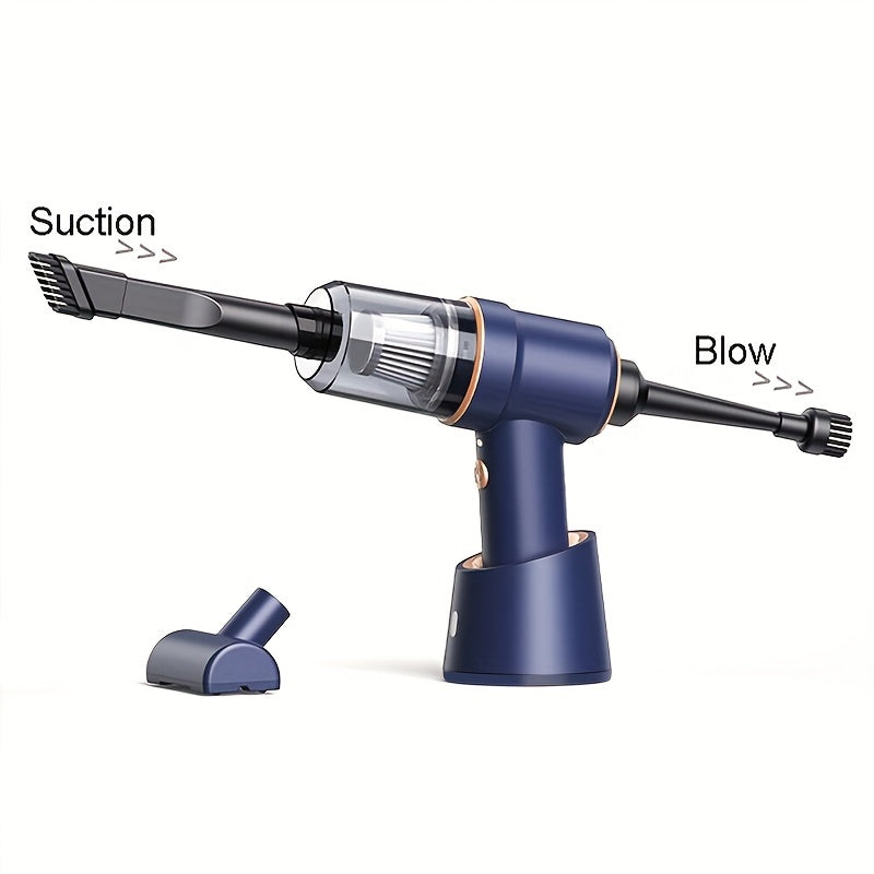 2-in-1 Suction Blowing Dual-purpose Wireless Car Vacuum Cleaner With -in Charging Base Portable Handheld Electric Cleaning Vacuum Cleaner