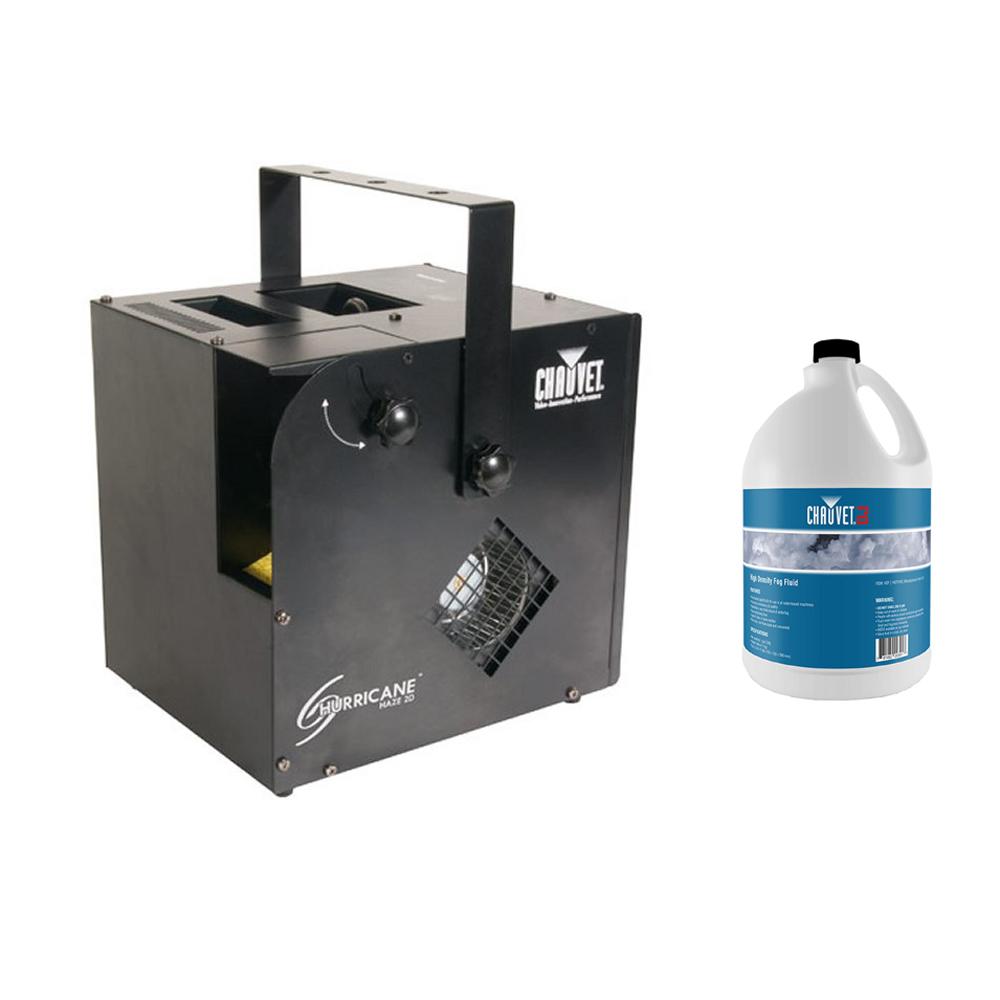 Chauvet DJ Hurricane Haze 2D Water Smoke/Fog Machine & High Density Fog Juice
