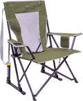 GCI Outdoor Comfort Pro Rocker Collapsible Rocking Chair &amp; Outdoor Camping Chair, Loden Green