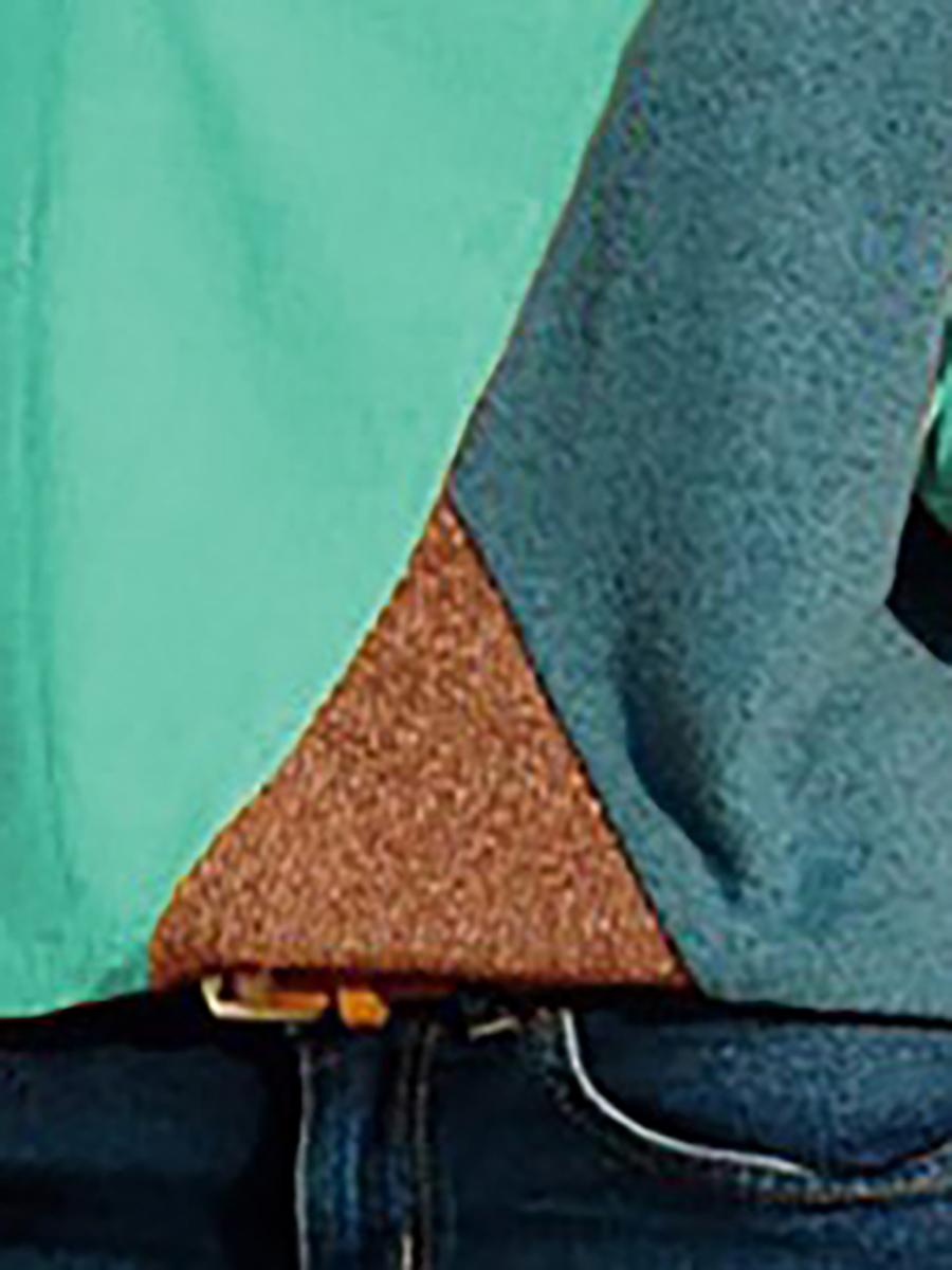 High Neck Patchwork Contrast Stitching Color Block Sweaters