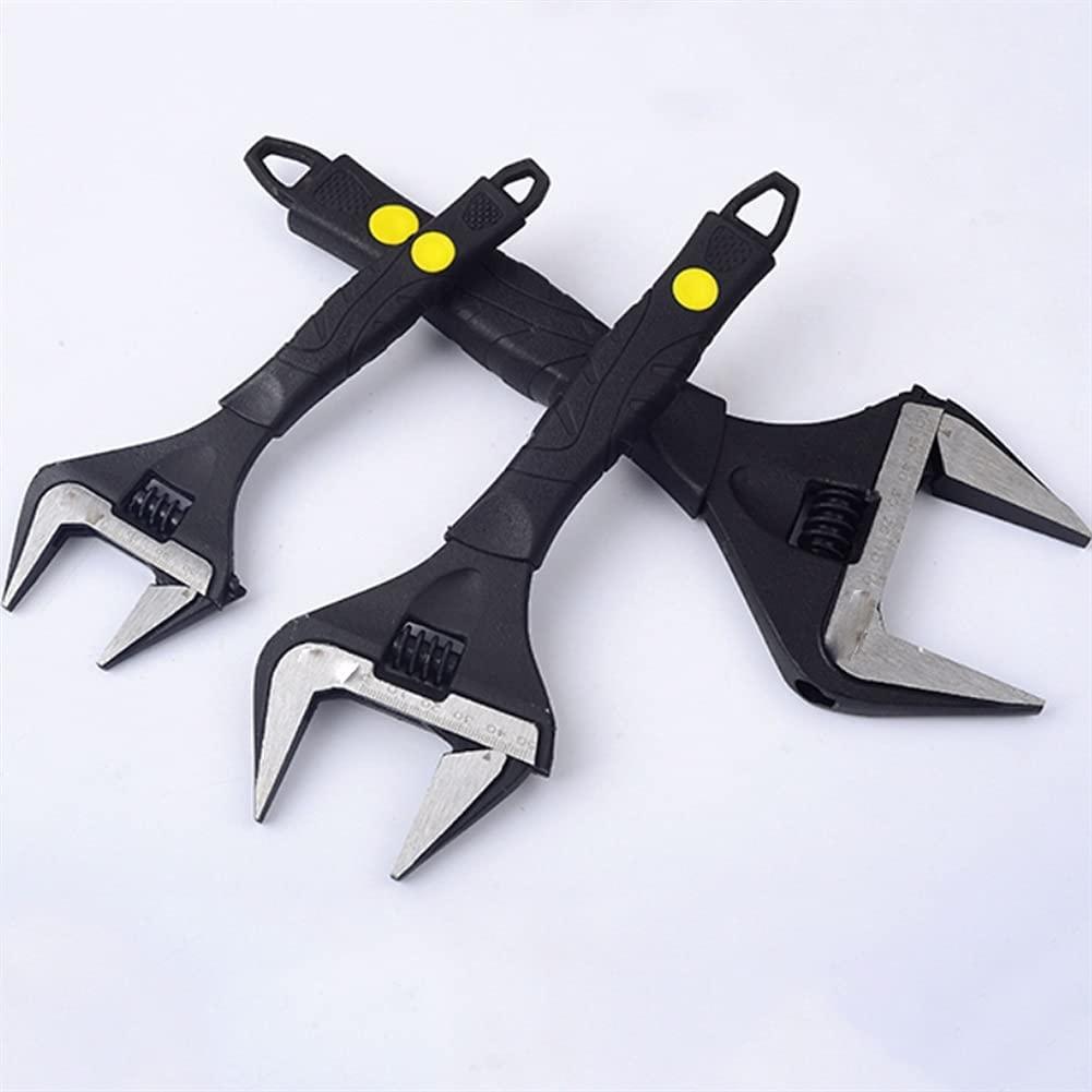 SPNEC 6/8/10/12 Inch Adjustable Spanner Multi-Function Ratchet Wrench Universal Key LarOpen End Wrench Hand Tools Repair Tools