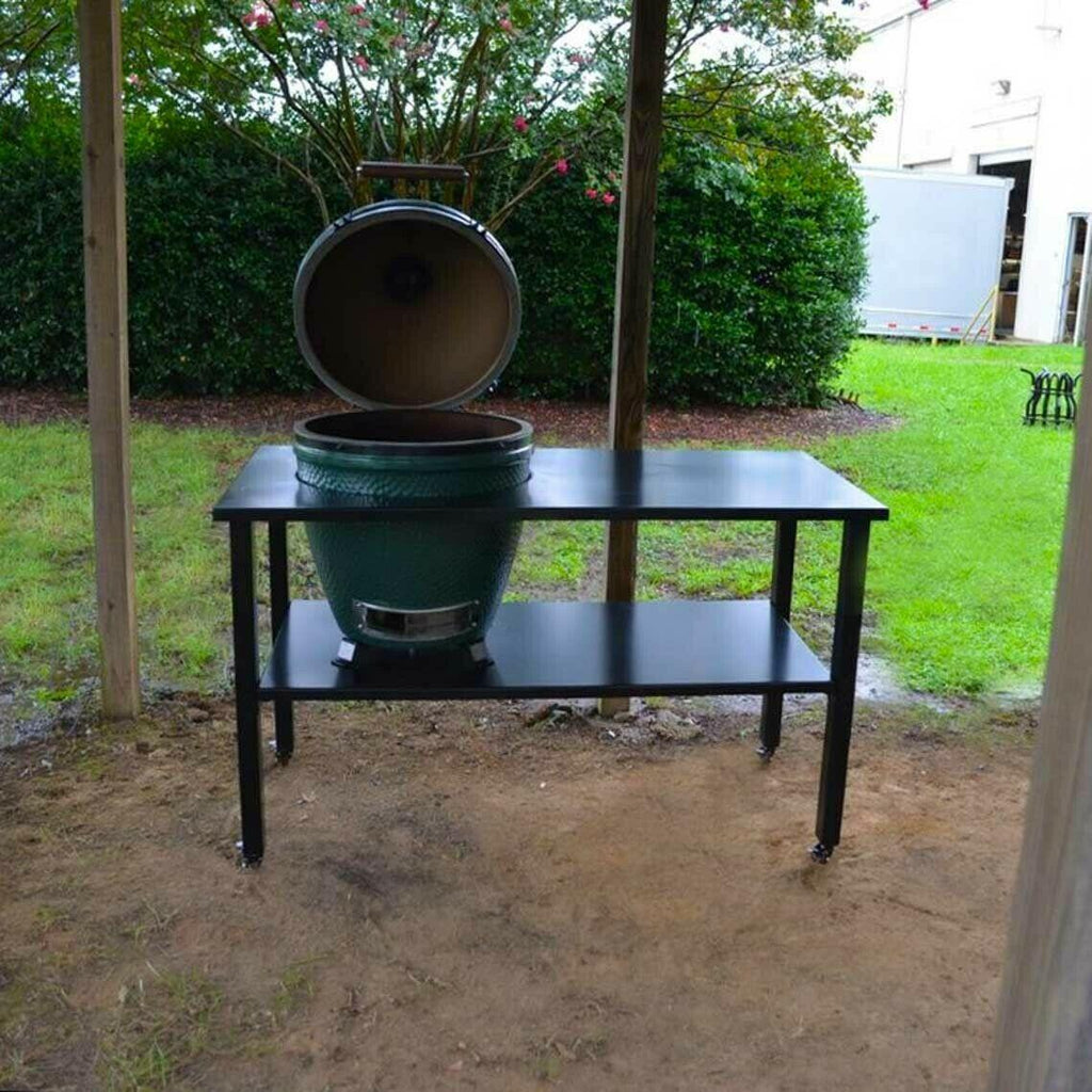 Ceramic Grill Table Aluminum Fits LarBGE,