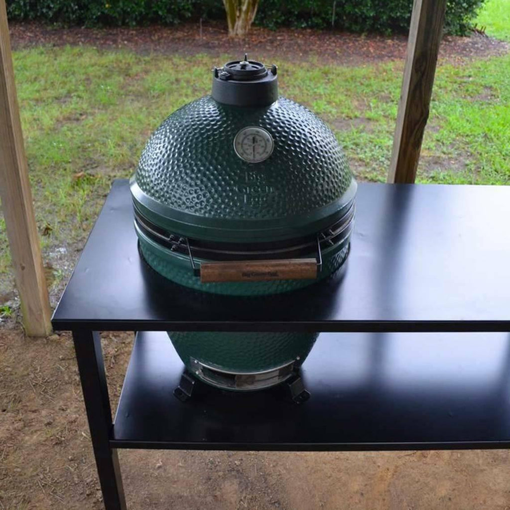 Ceramic Grill Table Aluminum Fits LarBGE,