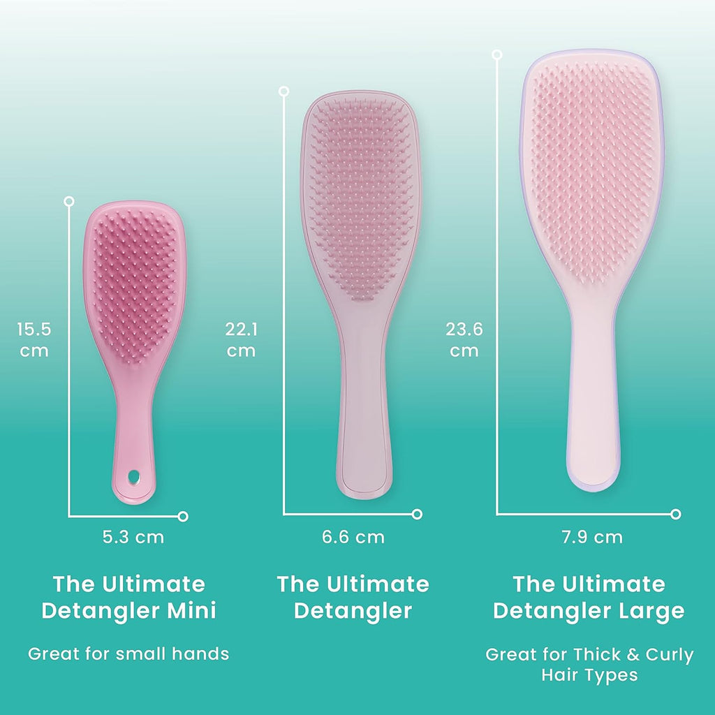 Tangle Teezer | The Large Ultimate Detangler Hairbrush for Wet &amp; Dry Hair | Long, Thick, Curly, Textured Hair | Eliminates Knots &amp; Reduces Breakage | Rose/Sage