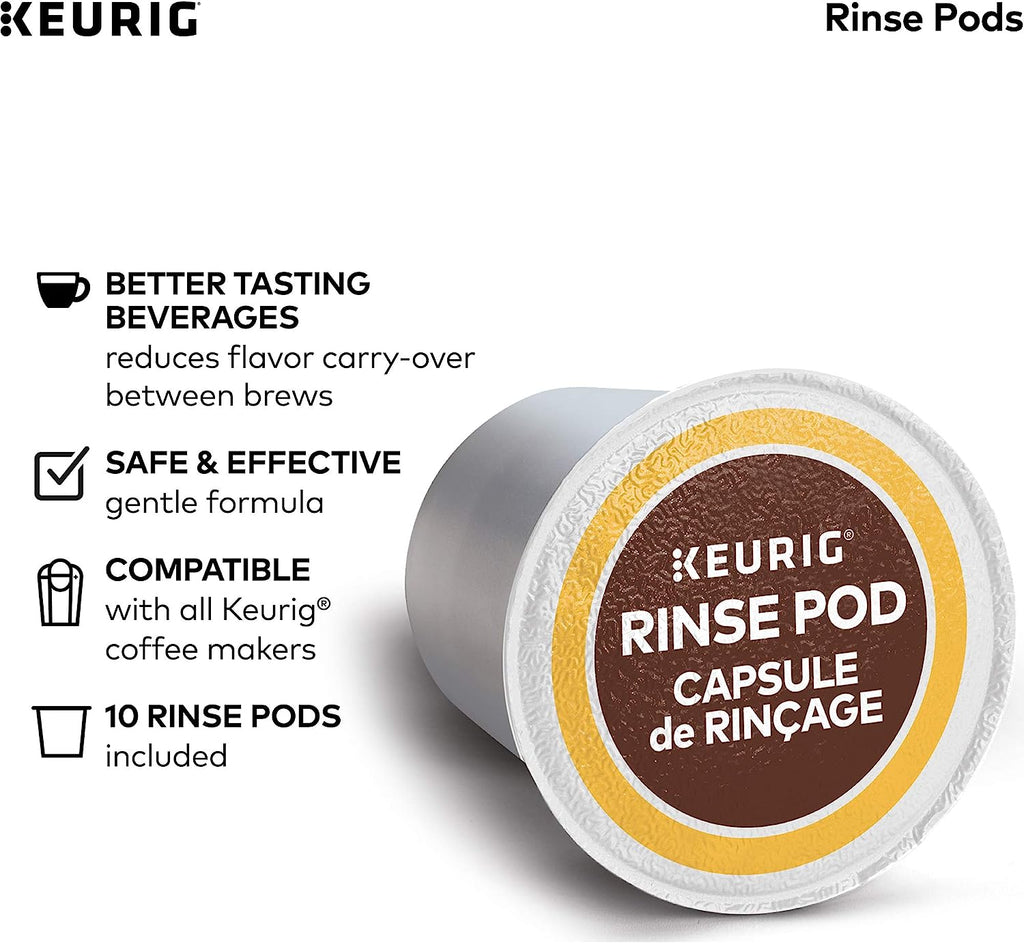 Keurig K-Mini Single Serve Coffee Maker, Black &amp; Brewer Maintenance Kit, Includes Descaling Solution, Water Filter Cartridges &amp; Rinse Pods, 14 count