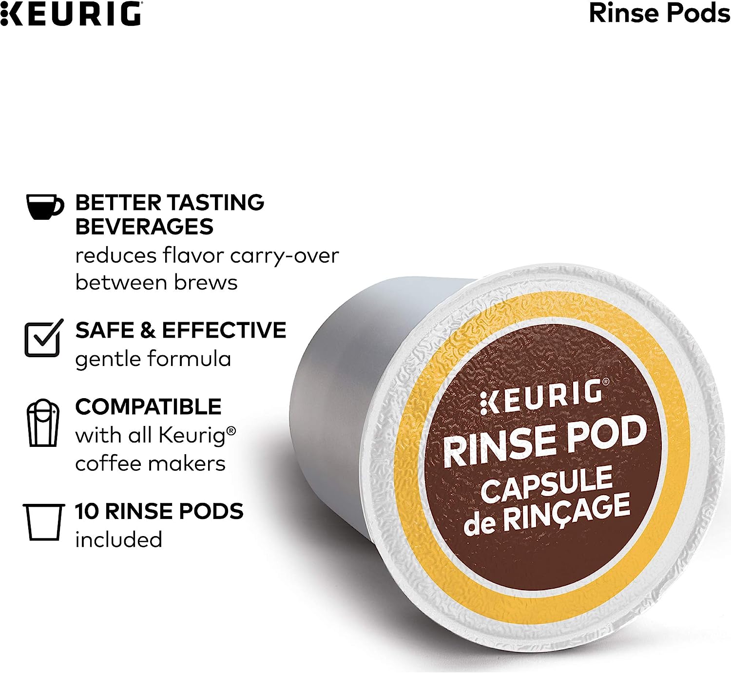 Keurig K-Mini Single Serve Coffee Maker, Black &amp; Brewer Maintenance Kit, Includes Descaling Solution, Water Filter Cartridges &amp; Rinse Pods, 14 count