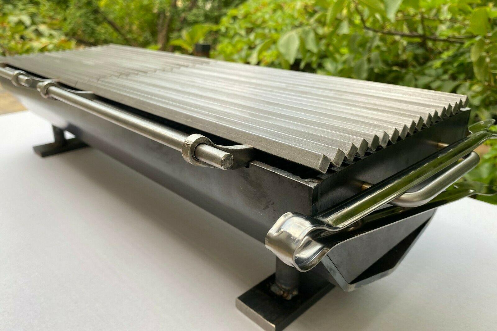 Hibachi Grill Metal Portable Fire Pit, Outdoor Fire Pit, Backyard Fire Pit Bowl