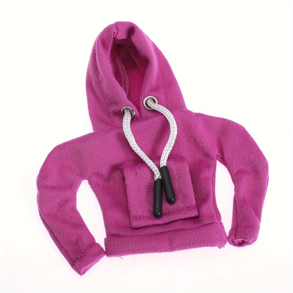 LarSize Universal Car Gear Shift Cover Hoodie, Fashionable Mini Hooded Sweatshirt For Auto Gear Stick Shifter Knob, Interior Accessories Decor