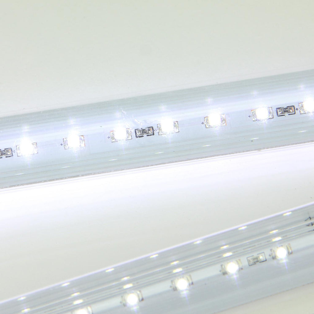 Set of 6 Dripping LED Icicle Snowfall Christmas Light Tubes 21.75" - 39.5"