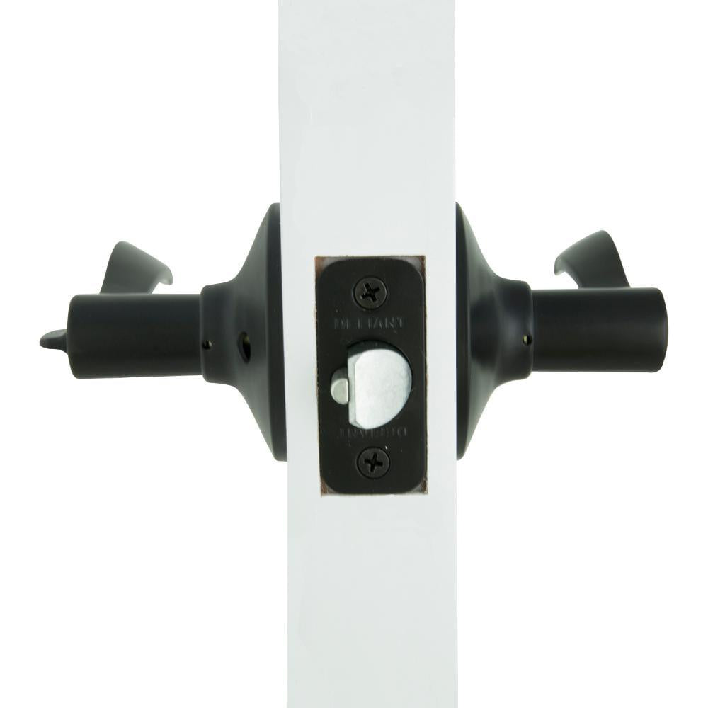 Zacoti Matte Black Keyed Entry Door Lever
