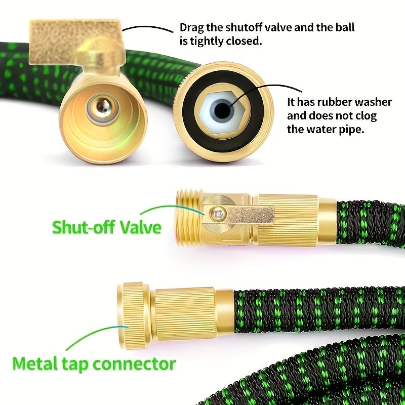 Upgrade Your Garden With This Super Durable 3/4 Expandable Magic Flexible Garden Hose!