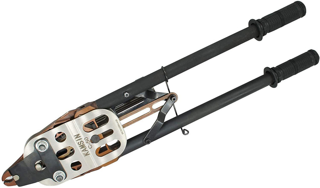 Kamsin C50 11 Gau1 3/4" Crown Snap-Ring Plier, Closure Diameter 13.5-14mm,Manual Fence Plier Tool with Auto-feed System,C Ring Gun, Hog Ring Tool Hand Tools for Animal Pet Cages, Mattress, Fencing