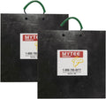 Mytee Medium Outrigger Pad 18" x 18" x 1.5" Thick for Crane, Wrecker, Tow Truck, Service Truck - Black (2 Pack)