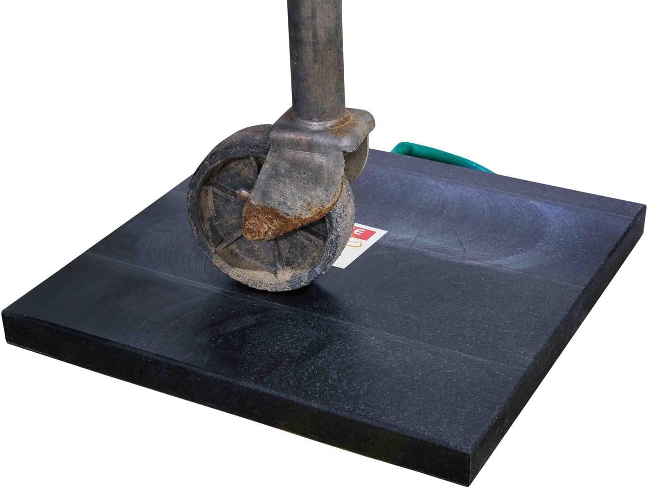 Mytee Medium Outrigger Pad 18" x 18" x 1.5" Thick for Crane, Wrecker, Tow Truck, Service Truck - Black (2 Pack)