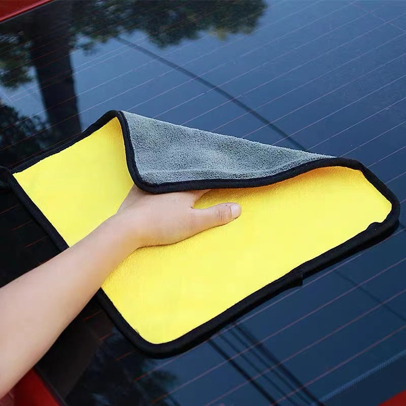 3pcs Super Absorbent Microfiber Car Wash Towels - Perfect For Interior Cleaning!