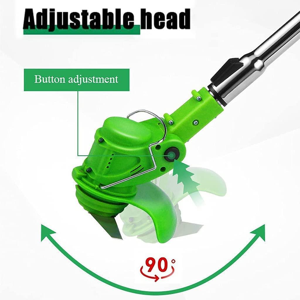 Cordless Lawn Mower with 24V Battery, Multi Function Brushless Wireless Lithium Electric Lawn Mower, Shrub Machine, Sawing Small Harvester, for Garden Trimming, Villa Lawn Trimming