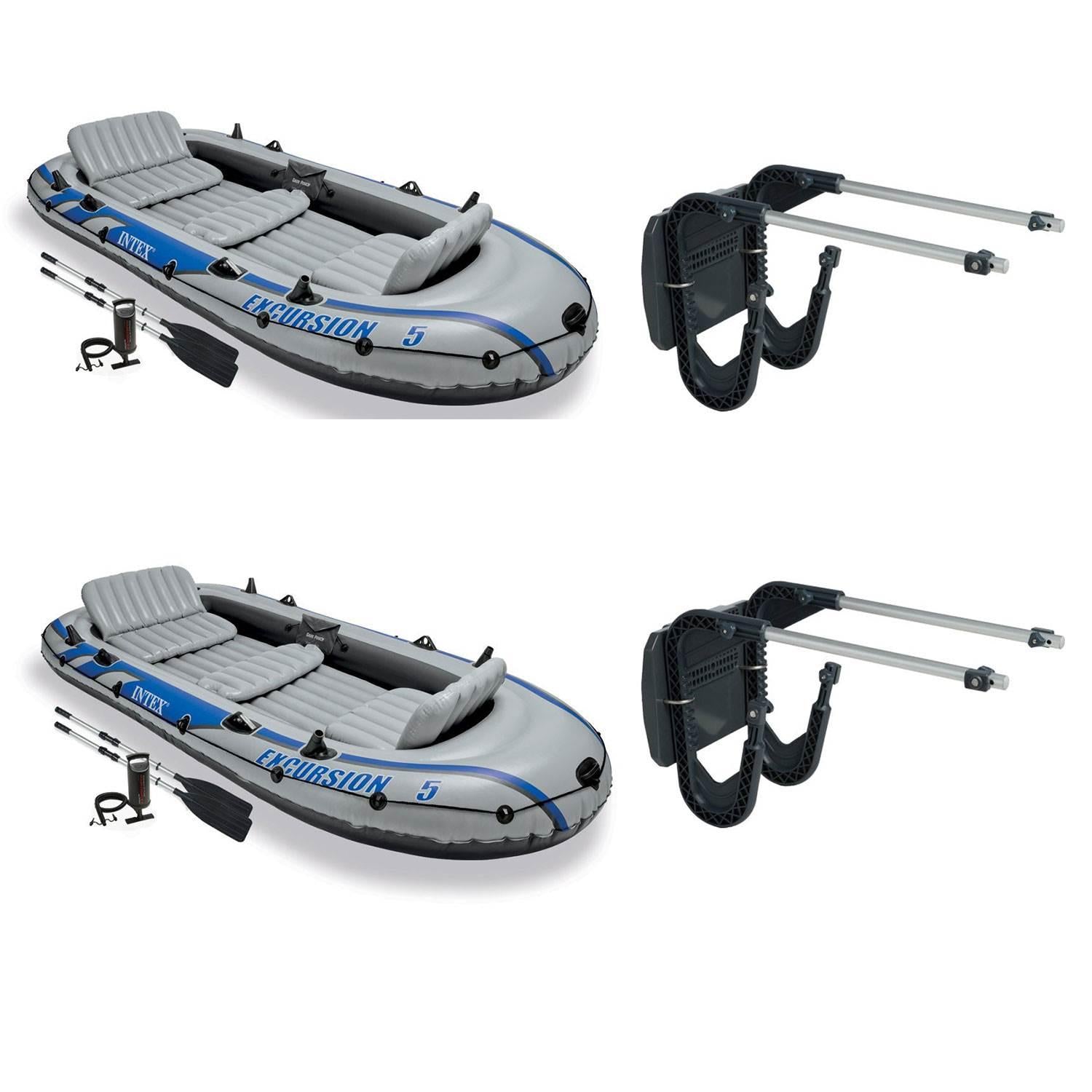 Composite Boat Motor Mount Kit (2 Pack) &amp; Excursion Boat Set (2 Pack)