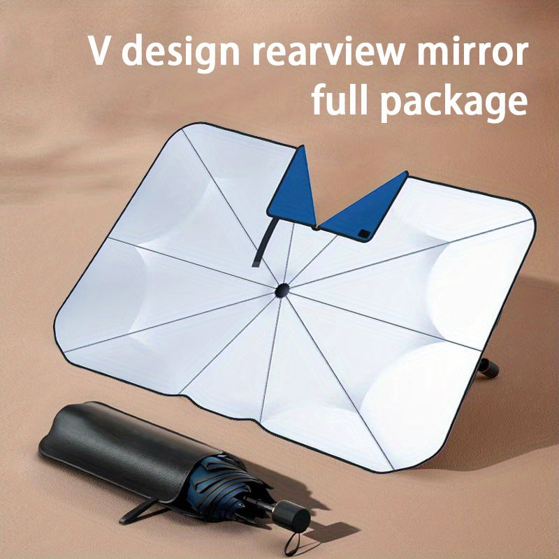 2023 Car Sun Umbrella: Innovative Telescopic Sun Visor for Heat Insulation &amp; Shade Protection!
