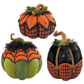 Katherine's Collection 2023 Bewitching Bash Paper Mache Pumpkins Decor, Set of 3