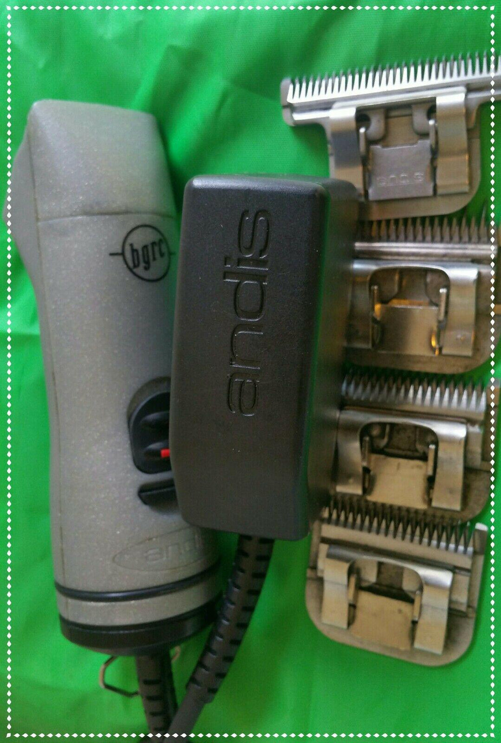 PROFESSIONAL TRIO  BGRC WITH 4 BLADES & 2 CUSTOM   TRIMMERS   ( #WS-007)