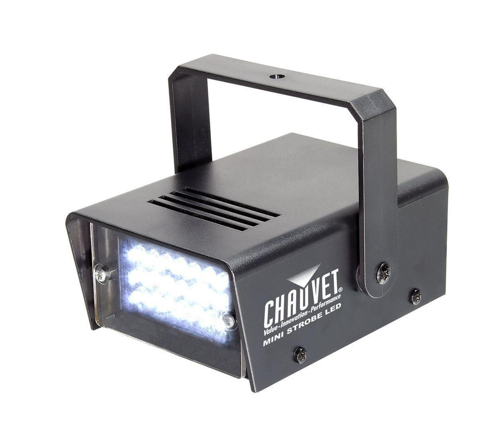 Chauvet DJ Nimbus Plug/Play Dry Ice Fog Machine+Nimbus Cart+2 Strobe Lights