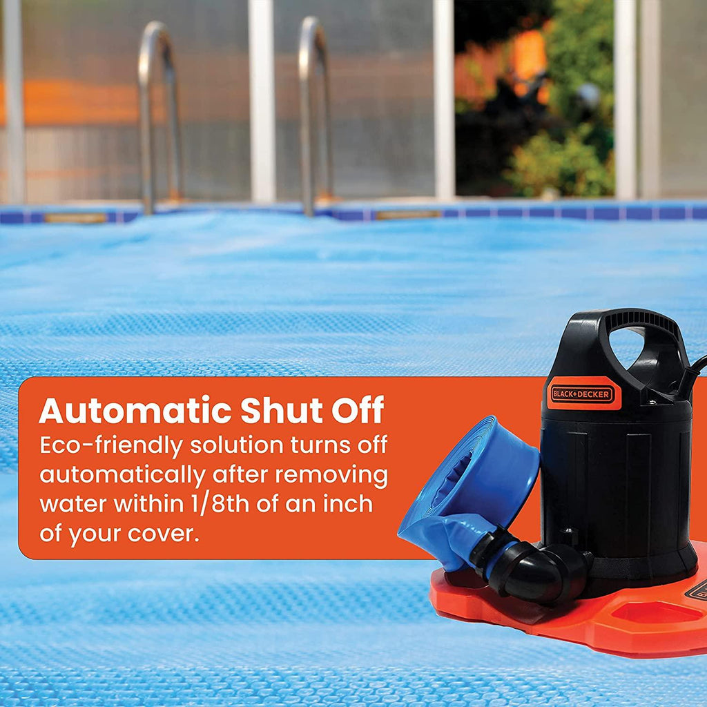 BLACK+DECKER Cover Pump, 1500 GPH Automatic