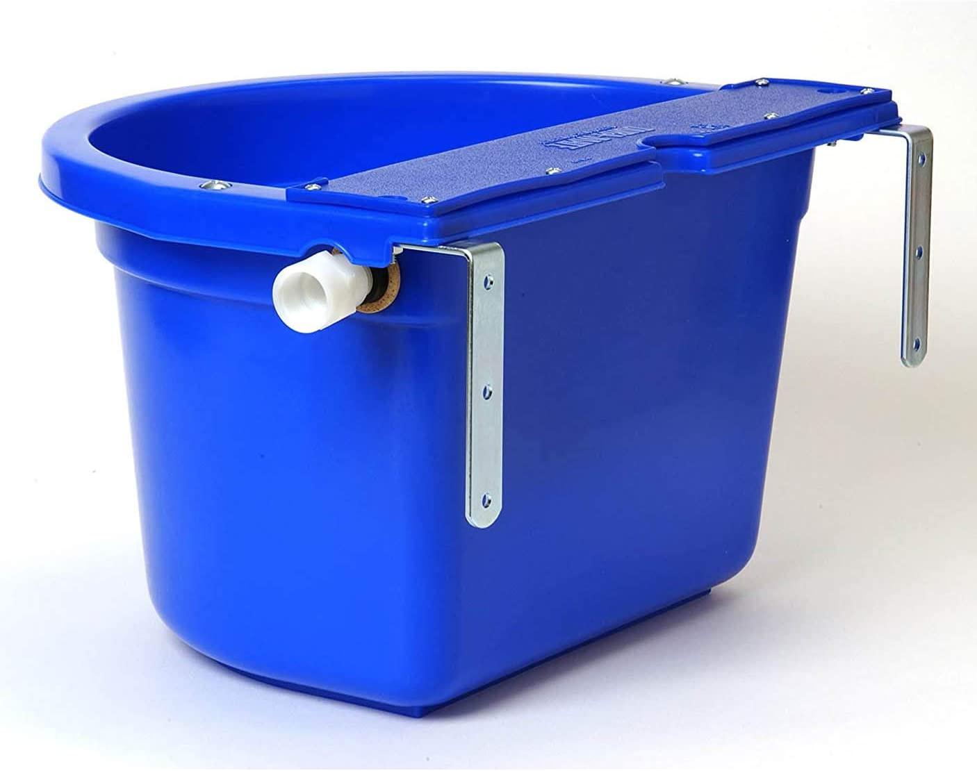 Little Giant FW16BLUE 4 Gallon Capacity Automatic Float Controlled Waterer Animal Horse & Cattle Livestock Water Trough, Blue (4 Pack)