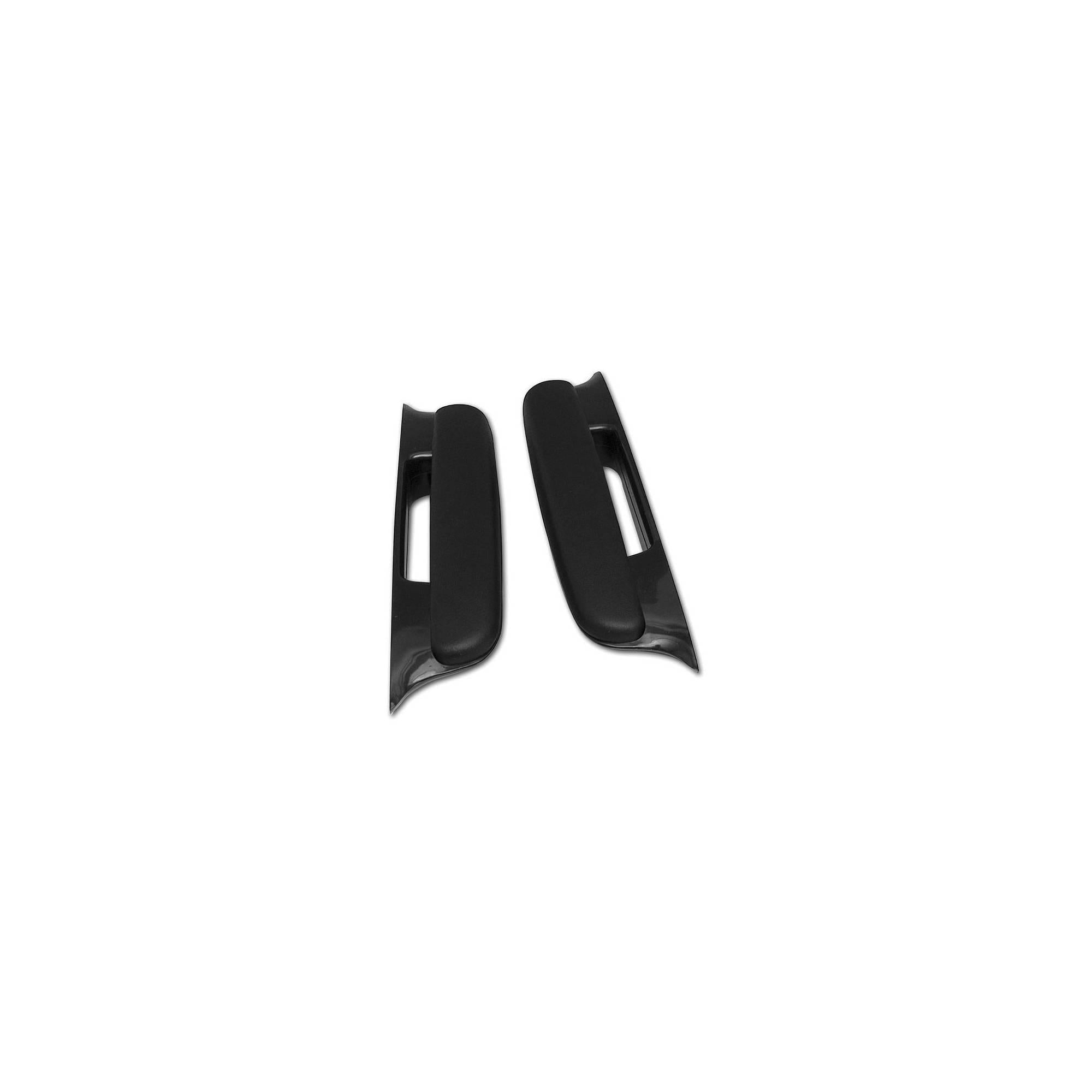 Eckler's Premier  Products 57-131109 Chevy Door Armrests, Bel Air, Black,
