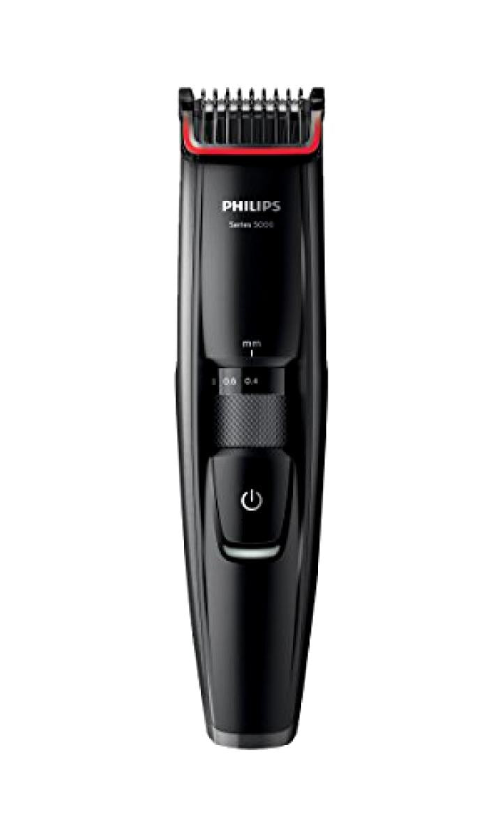 Philips BT5200/13 Beard and Stubble Trimmer with Full Metal Blades - Black