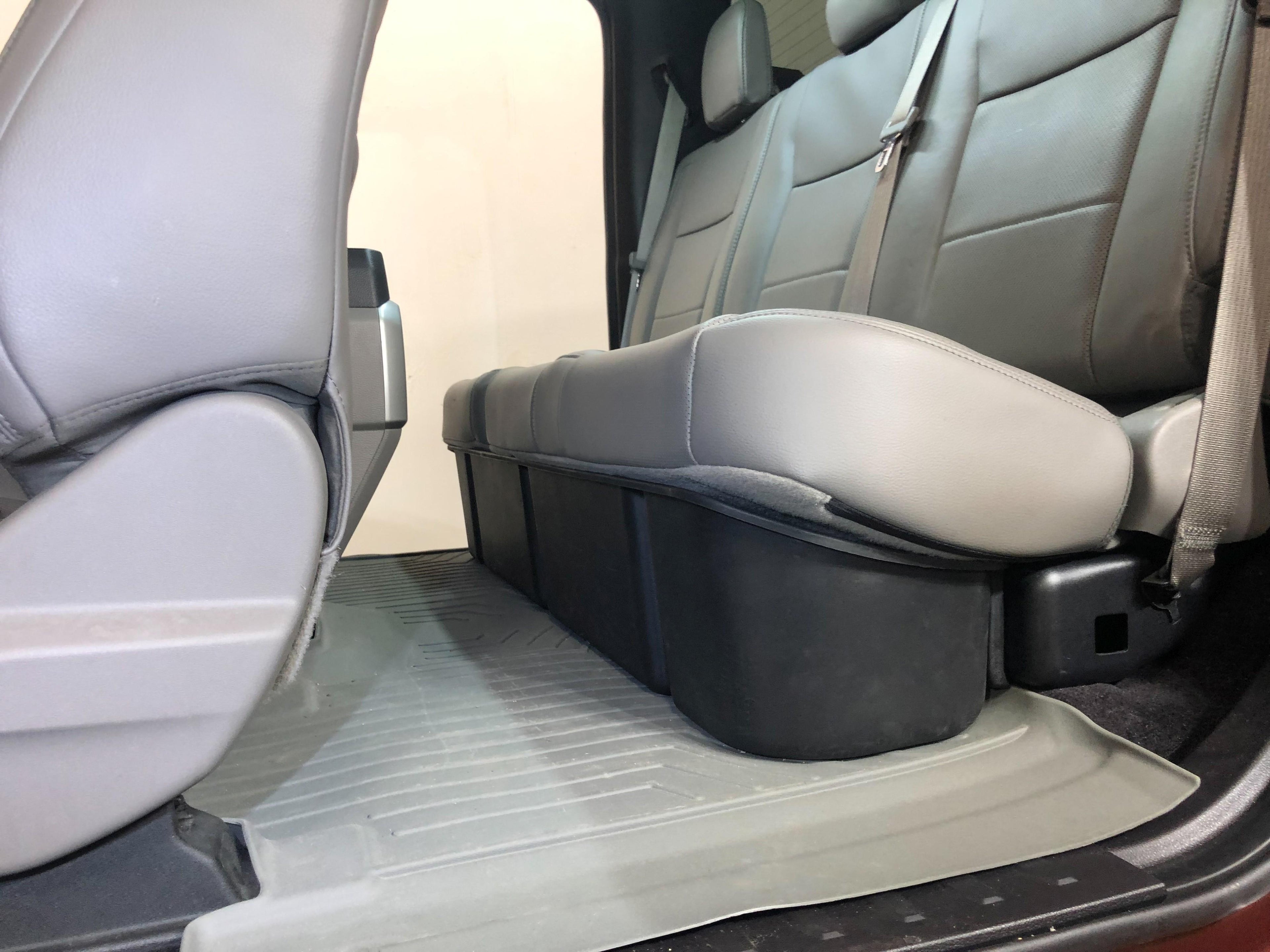 Red Hound Auto 2 Under Seat StoraBox Compatible with Ford F-150 Super Cab (2015-2019), F-250 F-350 F-450 F-550 Super Duty SuperDuty (2017-2019) SuperCab Only Underseat System Set of 2