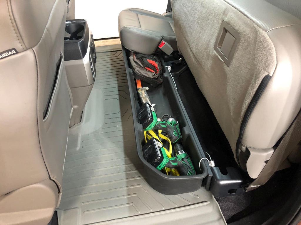 Red Hound Auto 3 Under Seat StoraBox Compatible with Ford F-150 Super Cab (2015-2019), F-250 F-350 F-450 F-550 Super Duty SuperDuty (2017-2019) SuperCab Only Underseat System Set of 3
