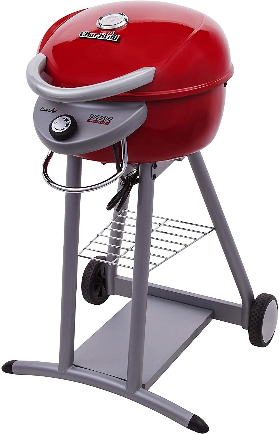 20602109 Patio Bistro Tru-Infrared Electric Grill, Red