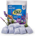 Camco TST MAX RV Toilet Treatment Drop-INs | Control Unwanted Odors and Break Down Waste and Tissue | Septic Tank Safe | Lavender Scent | 10-pack (41556)
