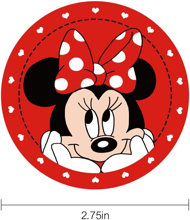 Car Cup Holder Coaster 2PCS Cute Car Coasters for Minnie Mouse 2.75" Car Interior Cup Holder Insert Coaster Funny Car Decoration Women Gifts from FLYEEGO