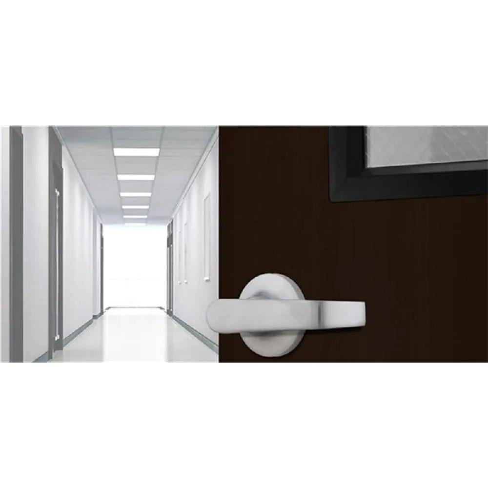 Commercial 2-3/4 in. Satin Chrome Standard Duty PassaHall/Closet Door Lever