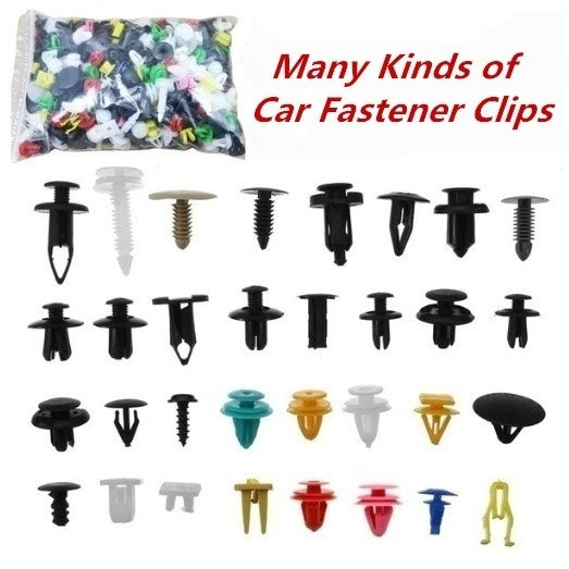 50/100/200Pcs/Set Universal Plastic Clips For Car Fender Bumper Door Car Interior Hole Lining Panel Retainer Push Clips