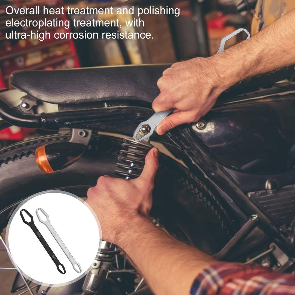 Upgrade Your Toolbox With This Universal Double-Head Torx Wrench - Adjustable From 3-17mm!