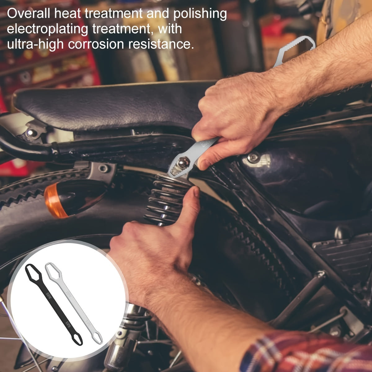 Upgrade Your Toolbox With This Universal Double-Head Torx Wrench - Adjustable From 3-17mm!
