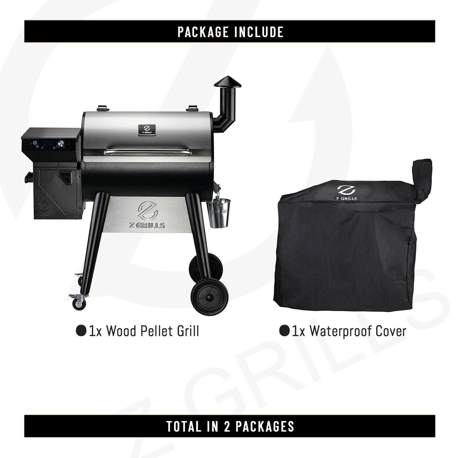 ZPG-7002C2E Pellet Grill BBQ Smoker Digital Control 697 sq. in.