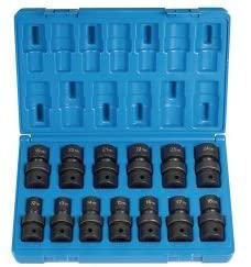 1/2"" Drive 13 Pc. Standard Length Metric Univ. Set Tools Equipment Hand Tools