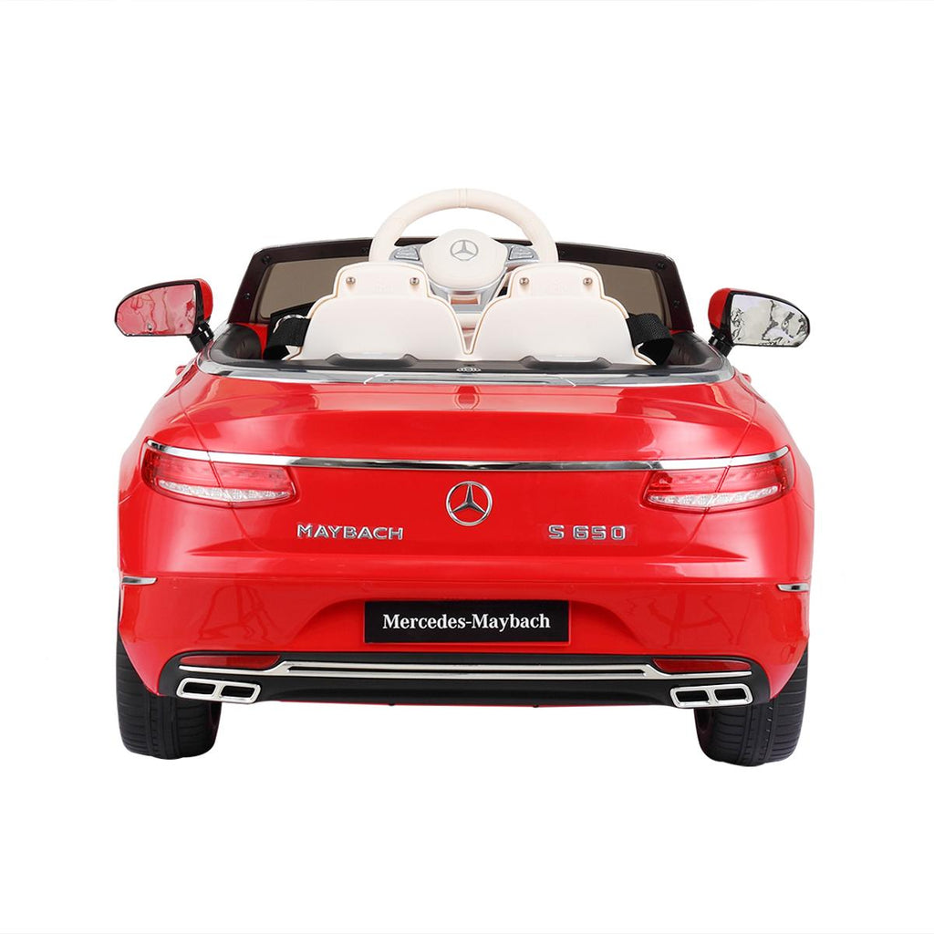 Tobbi 12V Benz Maybach S650 Licensed Electric Kids Ride On Car Music RC Remote Control Red
