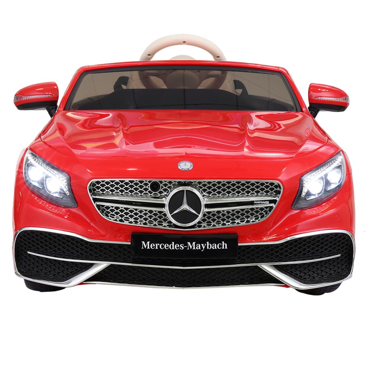 Tobbi 12V Benz Maybach S650 Licensed Electric Kids Ride On Car Music RC Remote Control Red