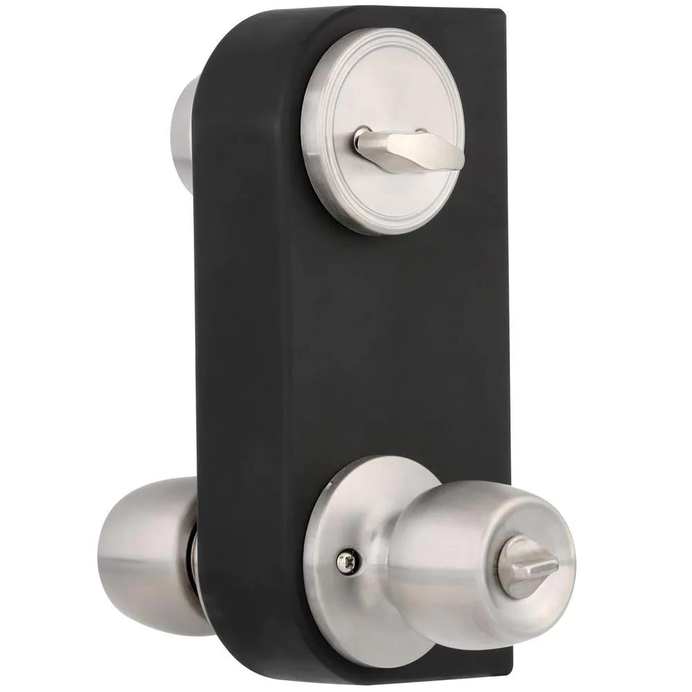 Single Cylinder Satin Nickel Combo Set